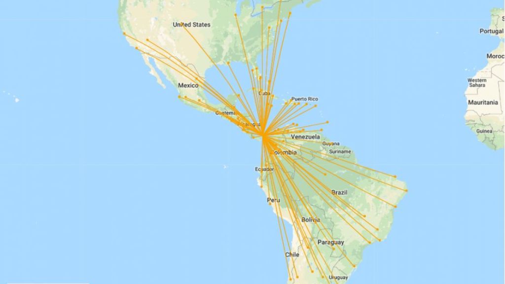 List of Copa Airlines Destinations